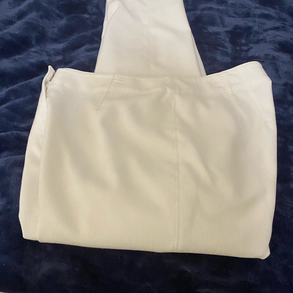 Ann Taylor Elegant White Trousers